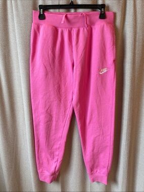 Nike Juniors Pink Jogger Sweatpants